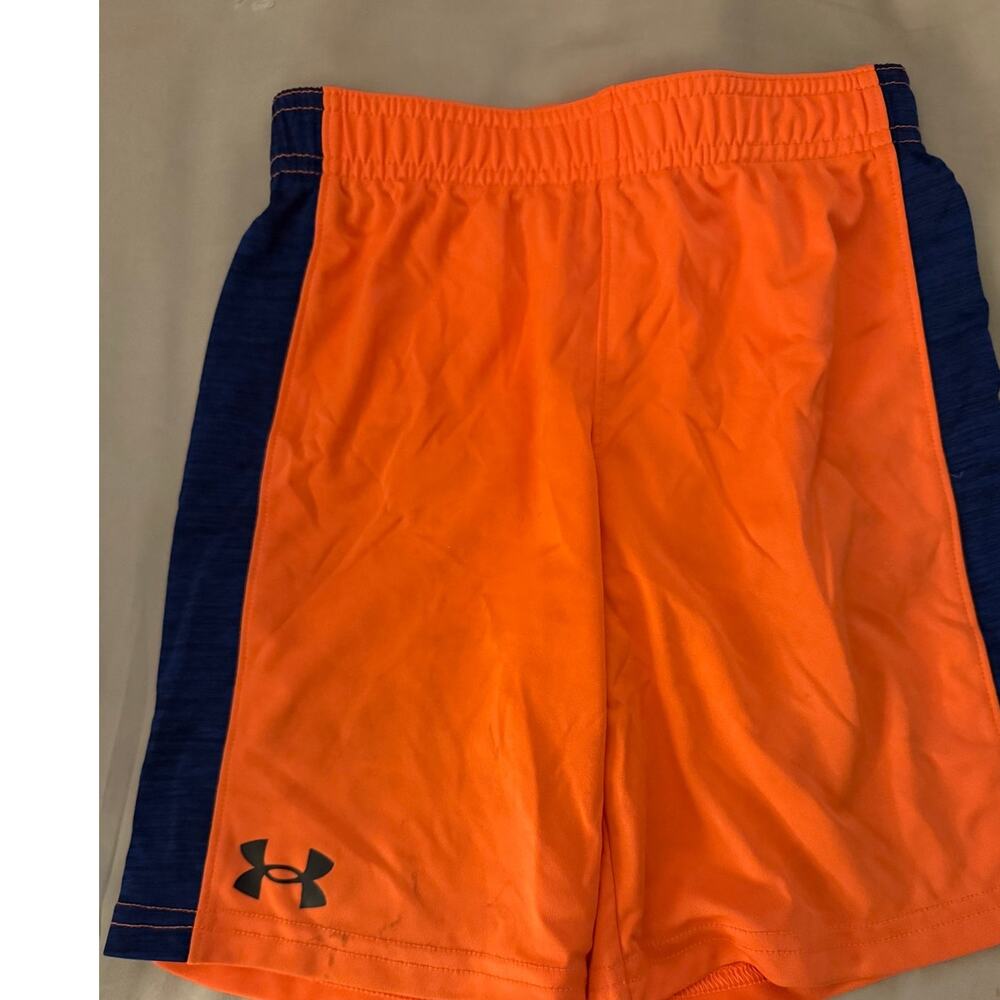 Under Armour Orange Blue Shorts size 6